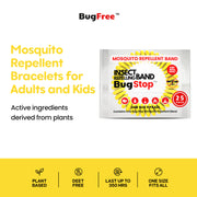 Mosquito Repellent Bracelets (25 Pack) DEET-Free Mosquito Bands
