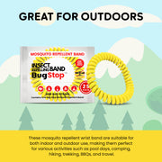 Mosquito Repellent Bracelets (25 Pack) DEET-Free Mosquito Bands